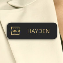 Aangepaste bedrijfs-Logo Basic Personeel Naam