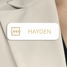 Aangepaste bedrijfs-Logo Basic Personeel Naam