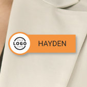 Aangepaste bedrijfs-Logo Basic Personeel Naam Naamplaatje