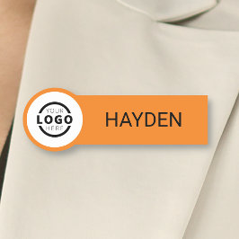 Aangepaste bedrijfs-Logo Basic Personeel Naam Naamplaatje