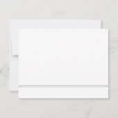 Aangepaste bedrijfs-Logo Grijze bedrijfsnaam Notitiekaartje (Achterkant)