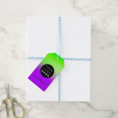 Aangepaste bedrijfs-Logo productbeschrijving groen Cadeaulabel (Met Touw)