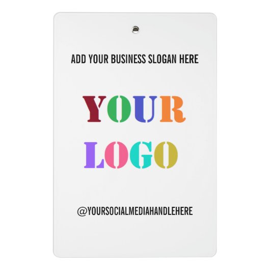 Aangepaste bedrijfs-Logo Promotie Sociale Media Na Mini Klembord (Achterkant)