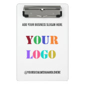 Aangepaste bedrijfs-Logo Promotie Sociale Media Na Mini Klembord (Voorkant)