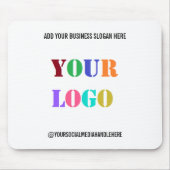 Aangepaste bedrijfs-Logo Promotie Sociale Media Na Muismat (Voorkant)