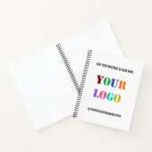 Aangepaste bedrijfs-Logo Promotie Sociale Media Na Notitieboek (Binnen)