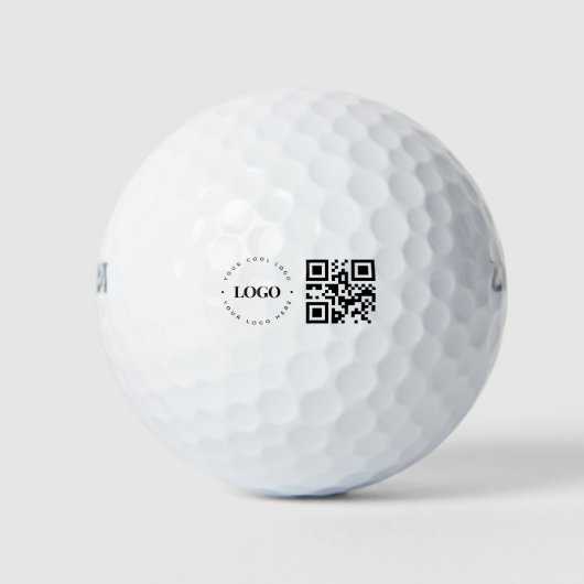 Aangepaste bedrijfs Logo QR Code Business Promotie Golfballen (Voorkant)