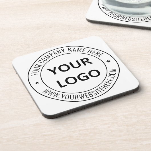 Aangepaste bedrijfs Logo Stamp - Aangepast Bier Onderzetter (Linkerzijde)