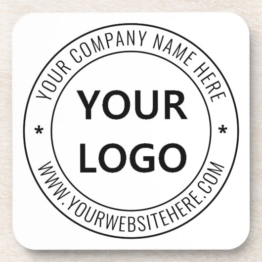 Aangepaste bedrijfs Logo Stamp - Aangepast Bier Onderzetter (Voorkant)