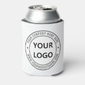 Aangepaste bedrijfs Logo Stamp - Aangepast Blikjeskoeler (Blikje Achterkant)