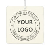 Aangepaste bedrijfs Logo Stamp - Aangepast Luchtverfrisser (Voorkant)