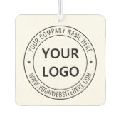 Aangepaste bedrijfs Logo Stamp - Aangepast Luchtverfrisser (Achterkant)