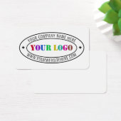 Aangepaste bedrijfs Logo Stamp - Aangepast Visitekaartje (Bureau)