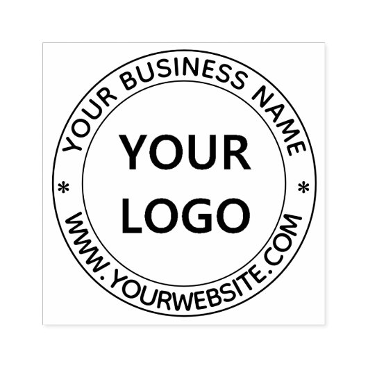 Aangepaste bedrijfs-Logo Stempel op maat (Afrduk)