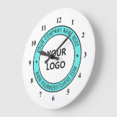 Aangepaste bedrijfs-Logo Stempel op maat Grote Klok (Hoek)