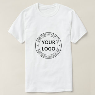 Aangepaste bedrijfs-Logo Stempel op maat   T-shirt