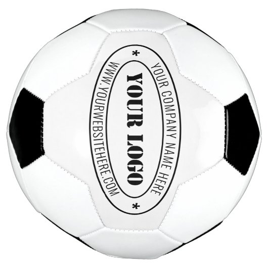 Aangepaste bedrijfs-Logo Stempel op maat Voetbal (Gedraaid)