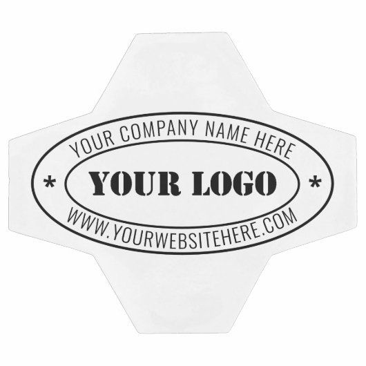 Aangepaste bedrijfs-Logo Stempel op maat Voetbal (Enkel)