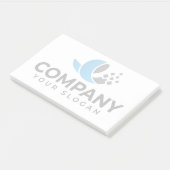 Aangepaste bedrijfs promotie materiaal post-it® notes (Schuin)