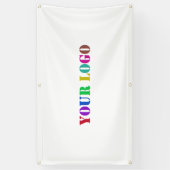 Aangepaste bedrijfs-promotiebanner voor Logo Spandoek (Verticaal)