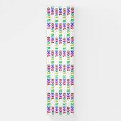 Aangepaste bedrijfs-promotiebanner voor Logo Spandoek (Verticaal)