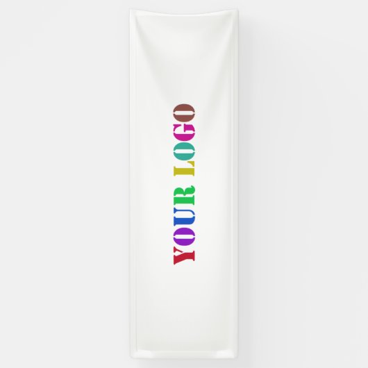 Aangepaste bedrijfs-promotiebanner voor Logo Spandoek (Verticaal)