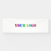 Aangepaste bedrijfs-promotiebanner voor Logo Spandoek (Horizontaal)
