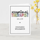 Aangepaste bedrijfs-therapeutische breedte voor ca kaart (Gele Bloem)