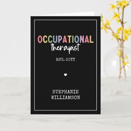 Aangepaste bedrijfs-therapeutische breedte voor ca kaart (Gele Bloem)