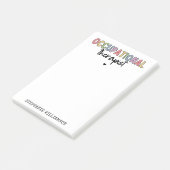 Aangepaste bedrijfs-therapeutische breedte voor ca post-it® notes (Schuin)