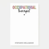 Aangepaste bedrijfs-therapeutische breedte voor ca post-it® notes (Voorkant)