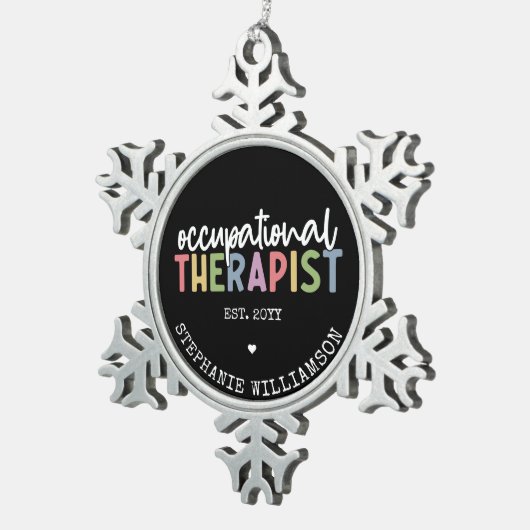 Aangepaste bedrijfs-therapeutische breedte voor ca tin sneeuwvlok ornament (Rechts)