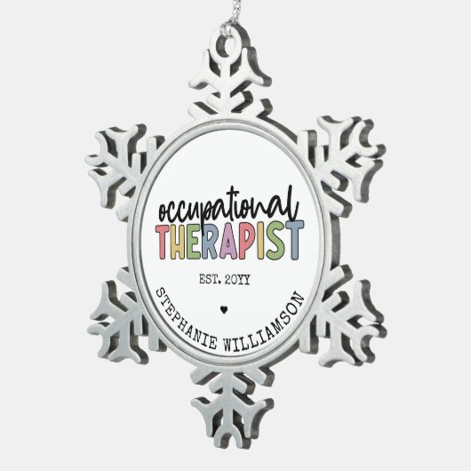 Aangepaste bedrijfs-therapeutische breedte voor ca tin sneeuwvlok ornament (Rechts)