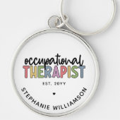 Aangepaste bedrijfs-therapie voor Afstuderen cadea Sleutelhanger (Voorkant)