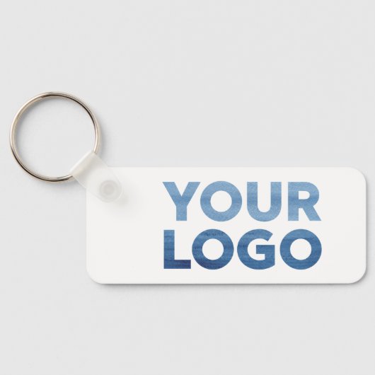 Aangepaste bedrijfsbrede Logo Sleutelhanger (Achterkant)