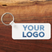 Aangepaste bedrijfsbrede Logo Sleutelhanger (Achterkant)