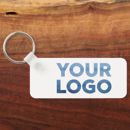Aangepaste bedrijfsbrede Logo Sleutelhanger (Achterkant)