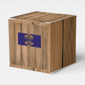 Aangepaste bedrijfscadeau verpakking – Uw logo toe Bedankdoosjes (Voorkant Zijde)