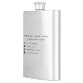 Aangepaste Bedrijfsinformatie Gepersonaliseerde Fl Flacon (Links)