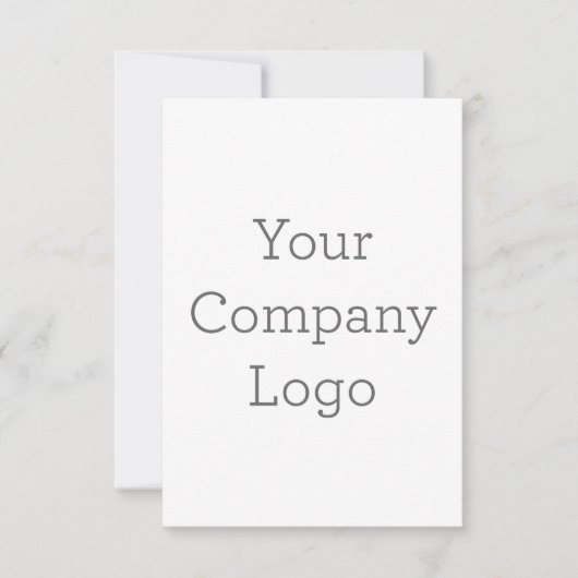 8.9 x 12.7 cm Enkele bedankkaart (Voorkant)