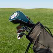 Aangepaste bedrijfslogo en tekst golfhoofdhoes golfheadcover (Insitu)