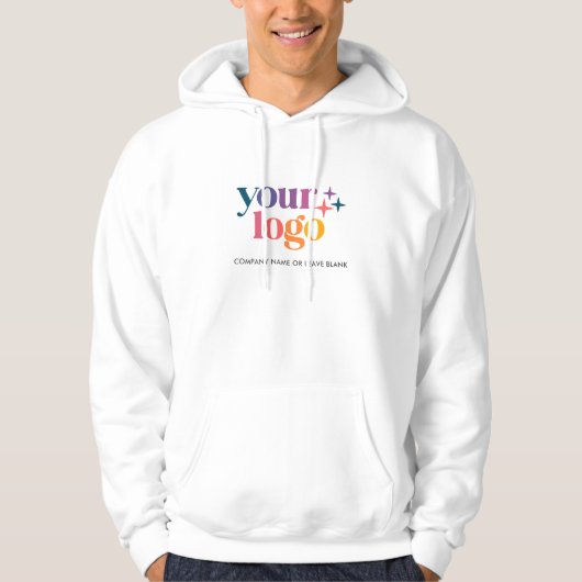 Aangepaste bedrijfslogo hoodie (Voorkant)