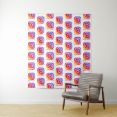 aangepaste bedrijfslogo instagram achtergrond eenv wandkleed (In situ)