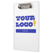 Aangepaste bedrijfslogo merch werknemers personeel klembord (Links)