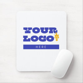 Aangepaste bedrijfslogo merch werknemers personeel muismat
