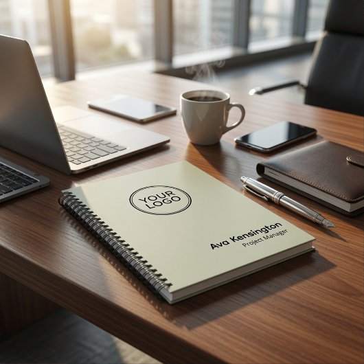 Aangepaste bedrijfslogo notitieboek | Gepersonalis