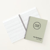 Aangepaste bedrijfslogo notitieboek | Gepersonalis (Binnen)