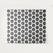 Aangepaste bedrijfslogo patroon achtergrond wandkleed (Voorkant (horizontaal))