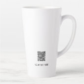 Aangepaste bedrijfslogo QR-code promotioneel Latte Mok (Rechts)