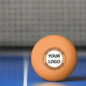 Aangepaste bedrijfslogo tekst stempels pingpongbal (Net)